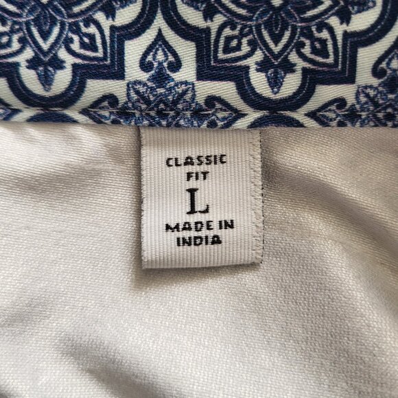 Robert Graham Criswell Classic Fit Short Sleeve Button Down Shirt Men's Large - Picture 5 of 8